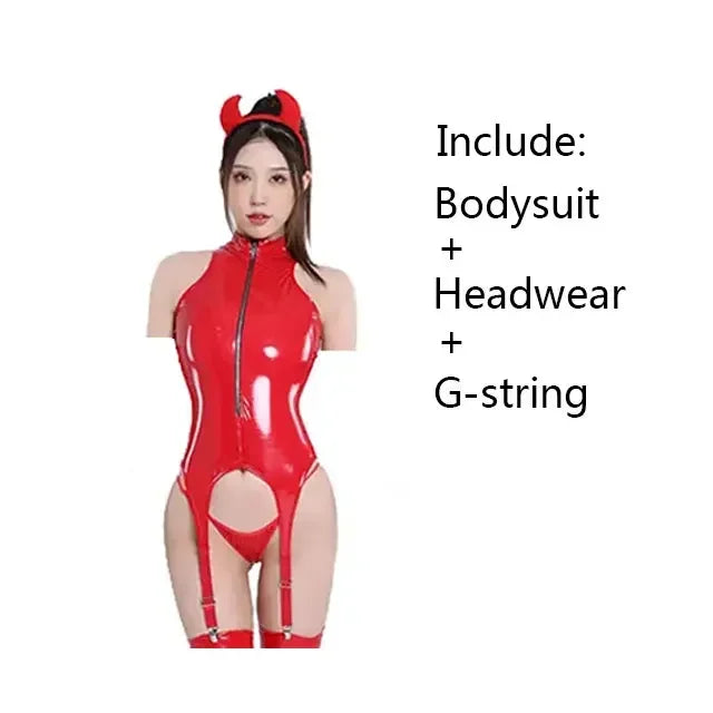 Catsuit Látex Demoníaco