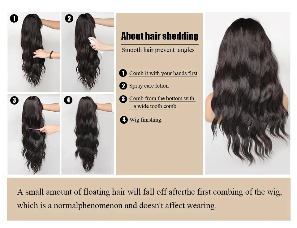 Peluca Rosa Ondas Grandes