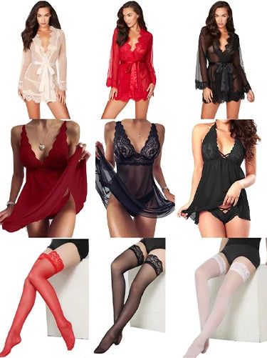 Camisón Transparente Largo