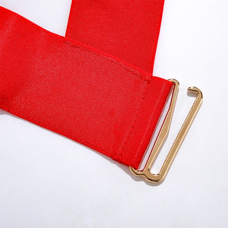 Bodysuit Bandage Negro