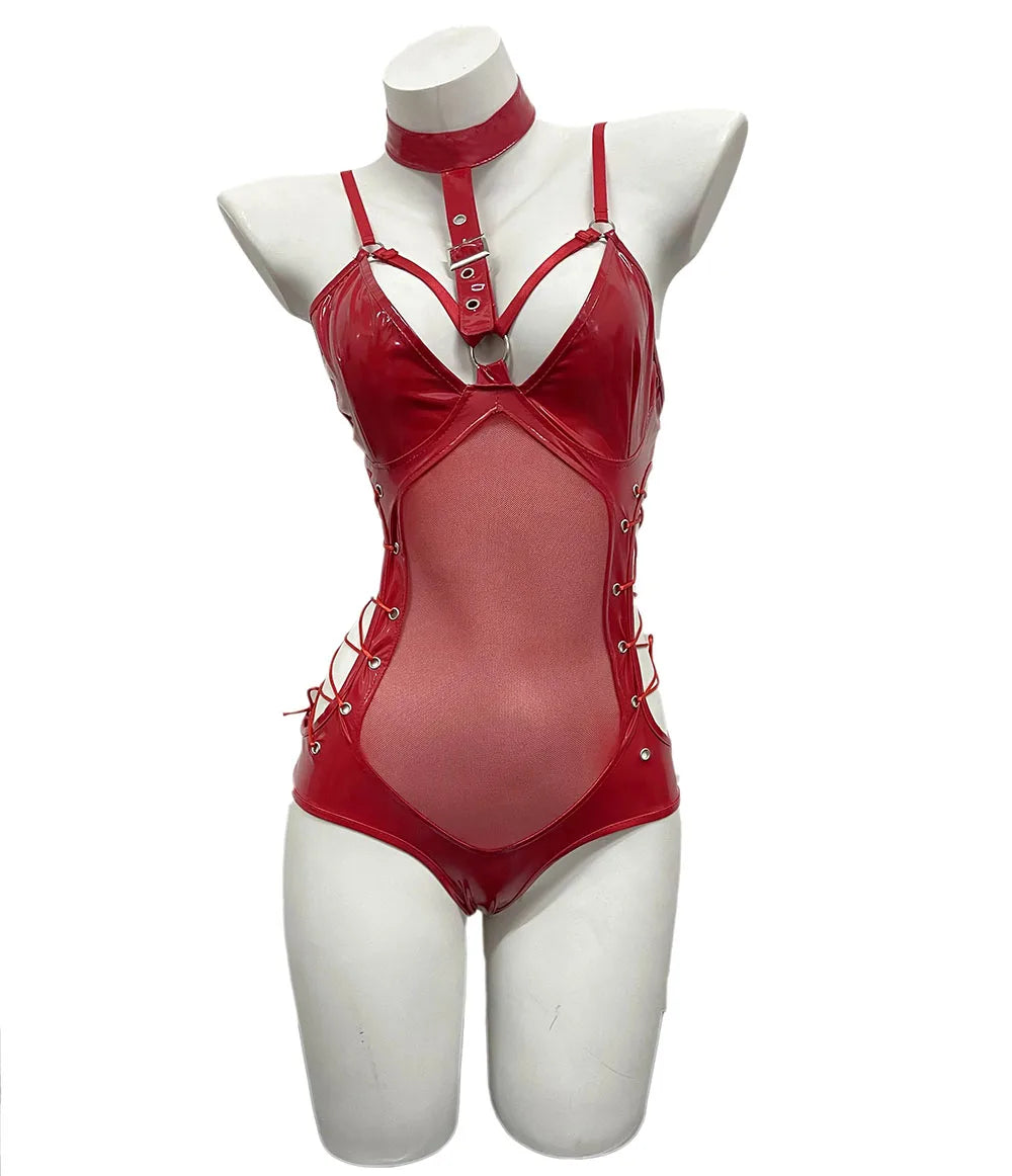 Catsuit Látex Completo Accesorios