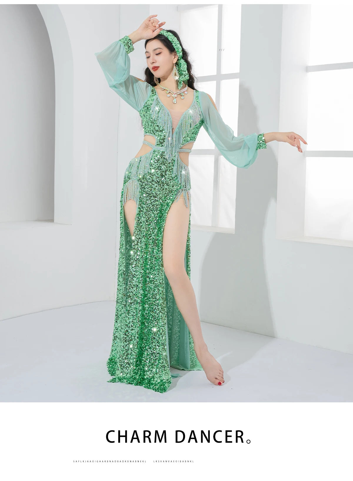 Vestido Danza Oriental Lentejuelas