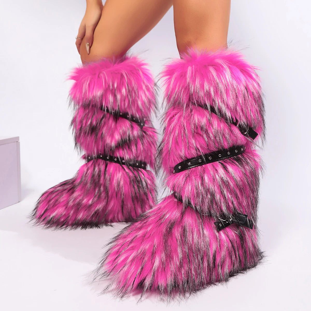 Botas Invierno Peluche Y2K