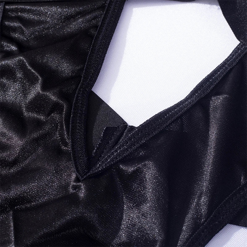 Bodysuit Bandage Negro