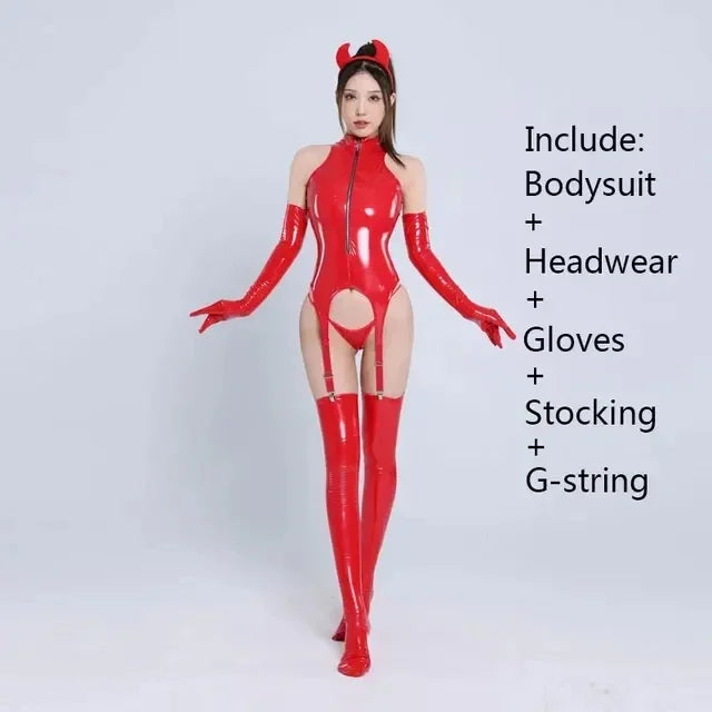 Catsuit Látex Demoníaco