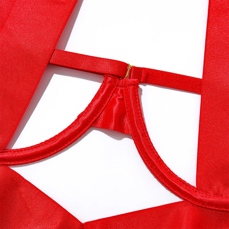 Bodysuit Bandage Negro