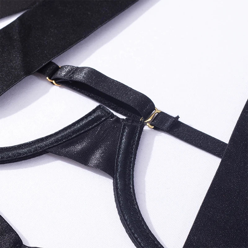 Bodysuit Bandage Negro