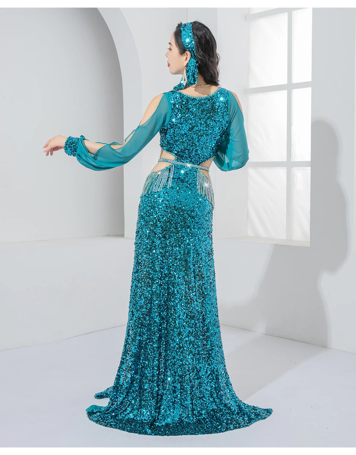 Vestido Danza Oriental Lentejuelas