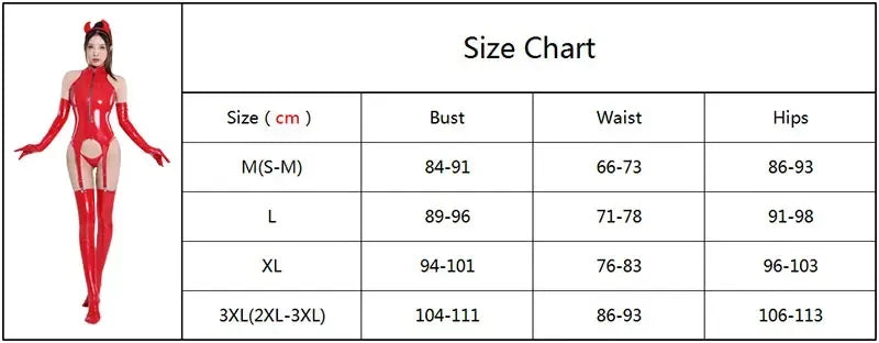 Catsuit Látex Demoníaco