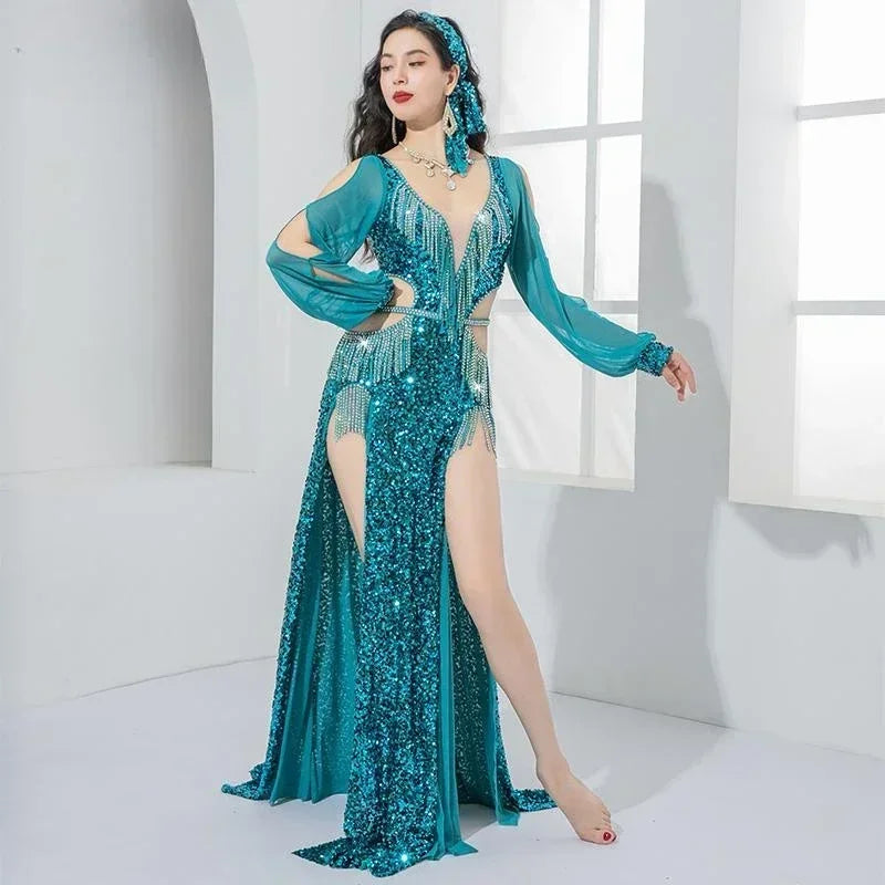 Vestido Danza Oriental Lentejuelas