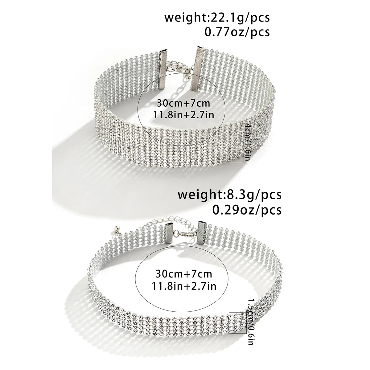 Choker Pedrería Corto Chunky