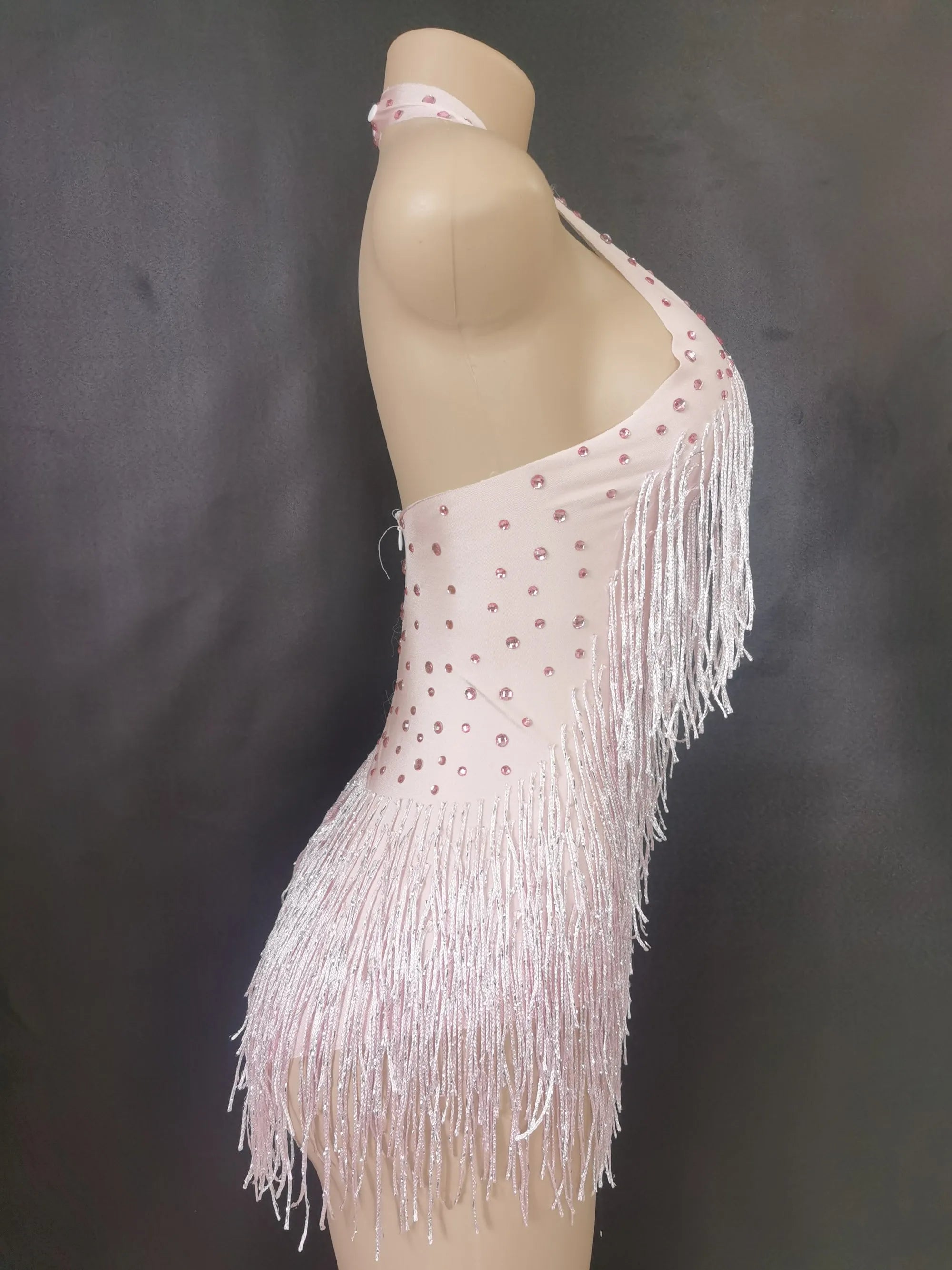 Bodysuit Flecos Pedrería Brillante