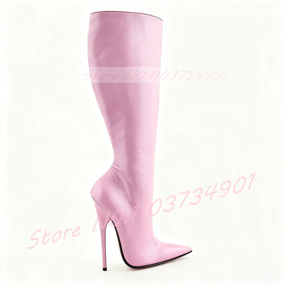 Botas Rojas Tacón Extremo 16cm