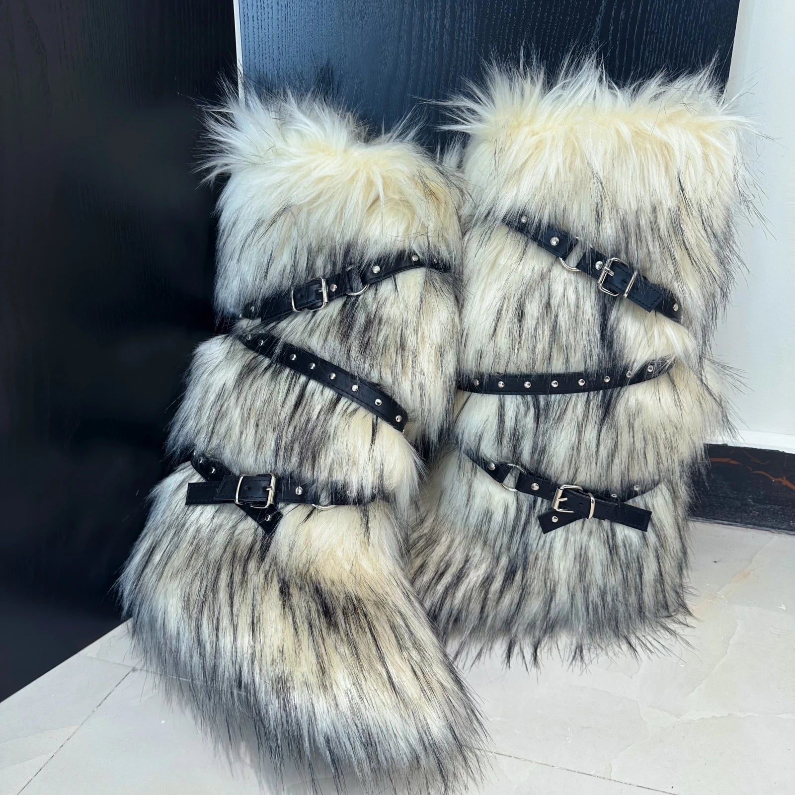 Botas Invierno Peluche Y2K